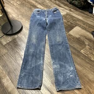 Vintage Levi’s 501 Shrink to Fit 25x32 USA Jeans Button Fly 26501-0118 90s Denim